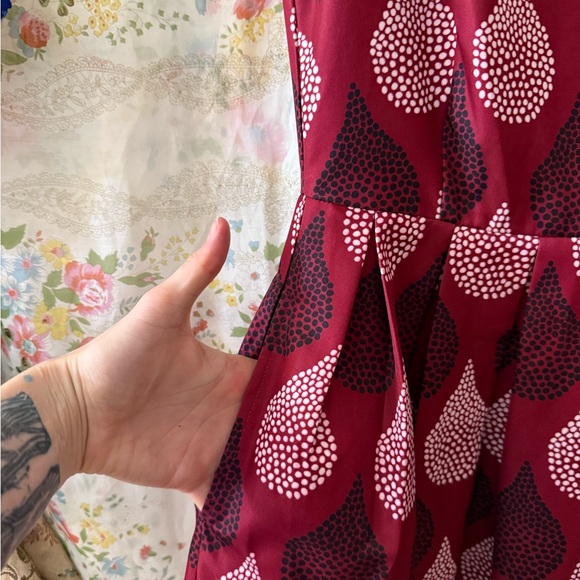 Robe Courte DEAR CREATURES Phoebe - Émeraude & Bleu Marine - Taille M - 100% Coton - Neuf Avec étiquettes